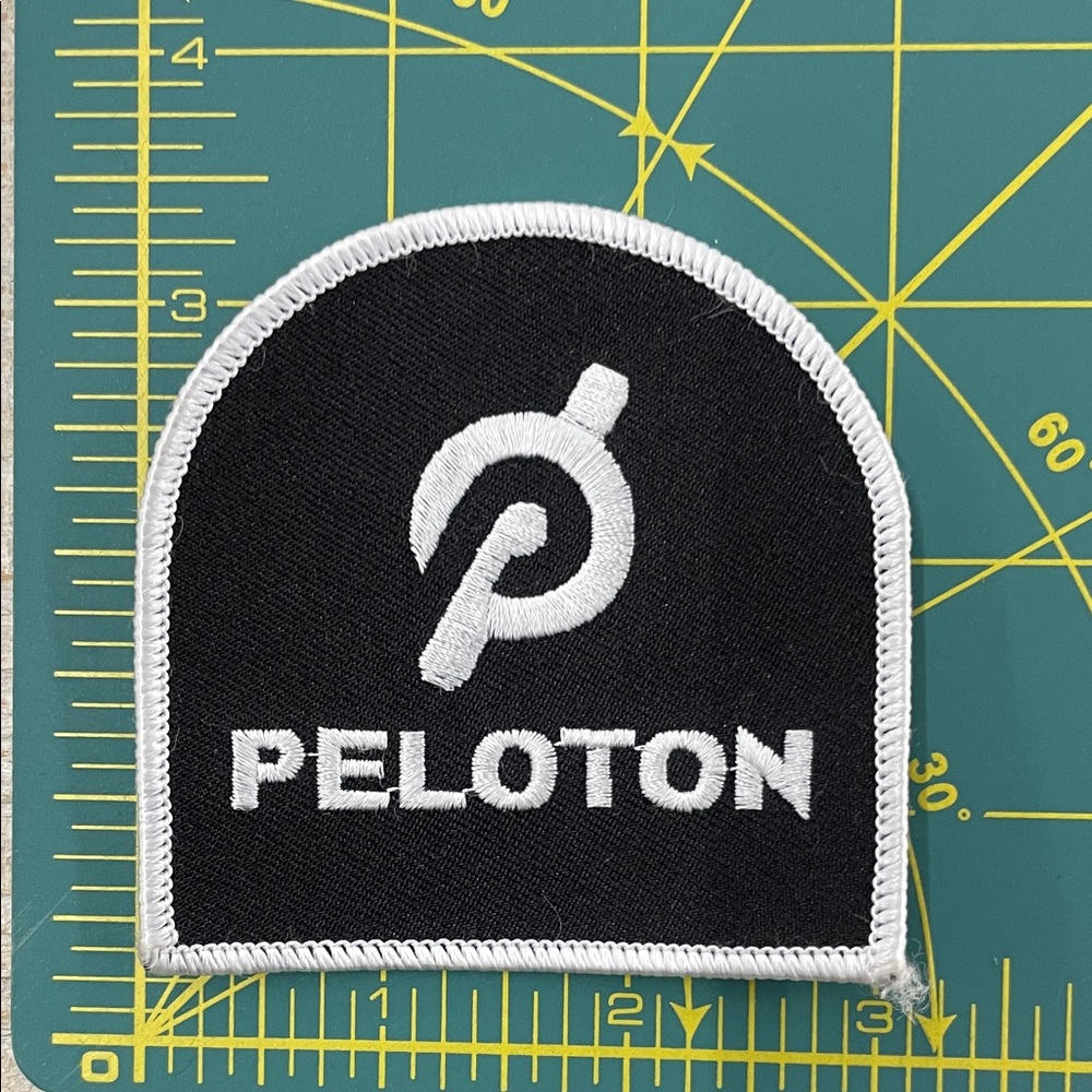 Peloton Black and White Logo Patch